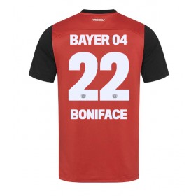 Bayer Leverkusen Victor Boniface #22 Hemmakläder 2024-25 Kortärmad